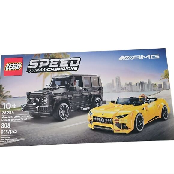 LEGO Speed Champions 76924 Mercedes AMG G 63 & AMG SL 63 808pcs NWT - Picture 1 of 3